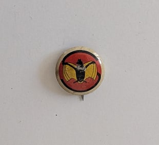 Vintage Scarce Pinback Button Kelloggs PEP 1940s Squadron