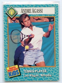 ANDRE AGASSI ROOKIE 1989 Sports Illustrated for Kids #47