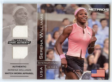 2003 NETPRO Swatch Piece Tennis AllStar 2D  SERENA WILLIAMS