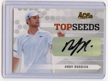 2005 TOPSEEDS Andy Roddick Autograph 075/150 ACE TS-5