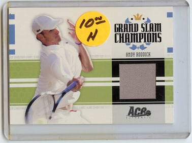 2005 ANDY RODDICK Jersey Grand Slam Champions Ace GS-2  432/500