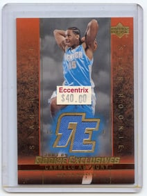 Carmelo Anthony 2003-2004 Upper Deck Rookie Exclusives Jersey Rookie #13