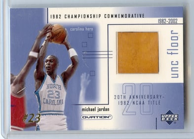 2001 MICHAEL JORDAN Upper Deck Wood Floor Upper Deck MJF3