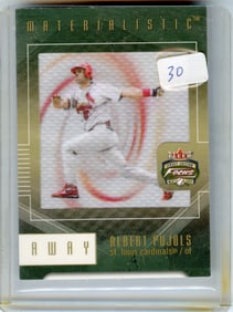2003 Albert Pujols Materialistic Card FLEER M-AP