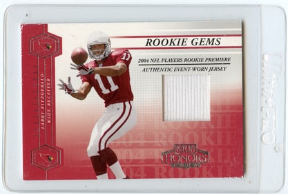 2004 Donruss LARRY FITZGERALD Piece of Jersey 308/750