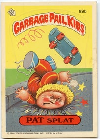1986 Garbage Pail Kids (GPK) Series 2 Pat Splat #89b