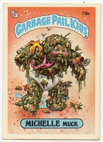 MINT 1985 GARBAGE PAIL KIDS GPK MICHELLE MUCK #79B GLOSSY