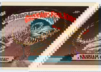 1986 TOPPS GARBAGE PAIL KIDS SERIES 3 CARD #88b FARRAH FOSSIL