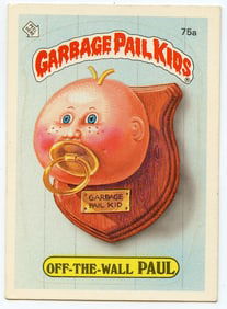 1985 Garbage Pail Kids Series 2 GPK OS2 75a OFF-THE-WALL PAUL GLOSSY