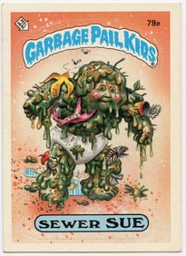 1985 Garbage Pail Kids Sewer Sue #79a
