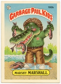 1986 Topps Garbage Pail Kids 100a Ali Gator