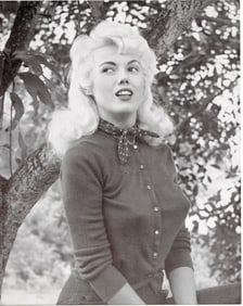 BUNNY YEAGER Vintage Pin Up Litho  Model BUNNY YEAGER