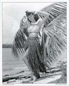 BUNNY YEAGER Vintage Pin Up Litho  Model JACKIE WALKER