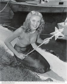 BUNNY YEAGER Vintage Pin Up Litho  Model BUNNY YEAGER