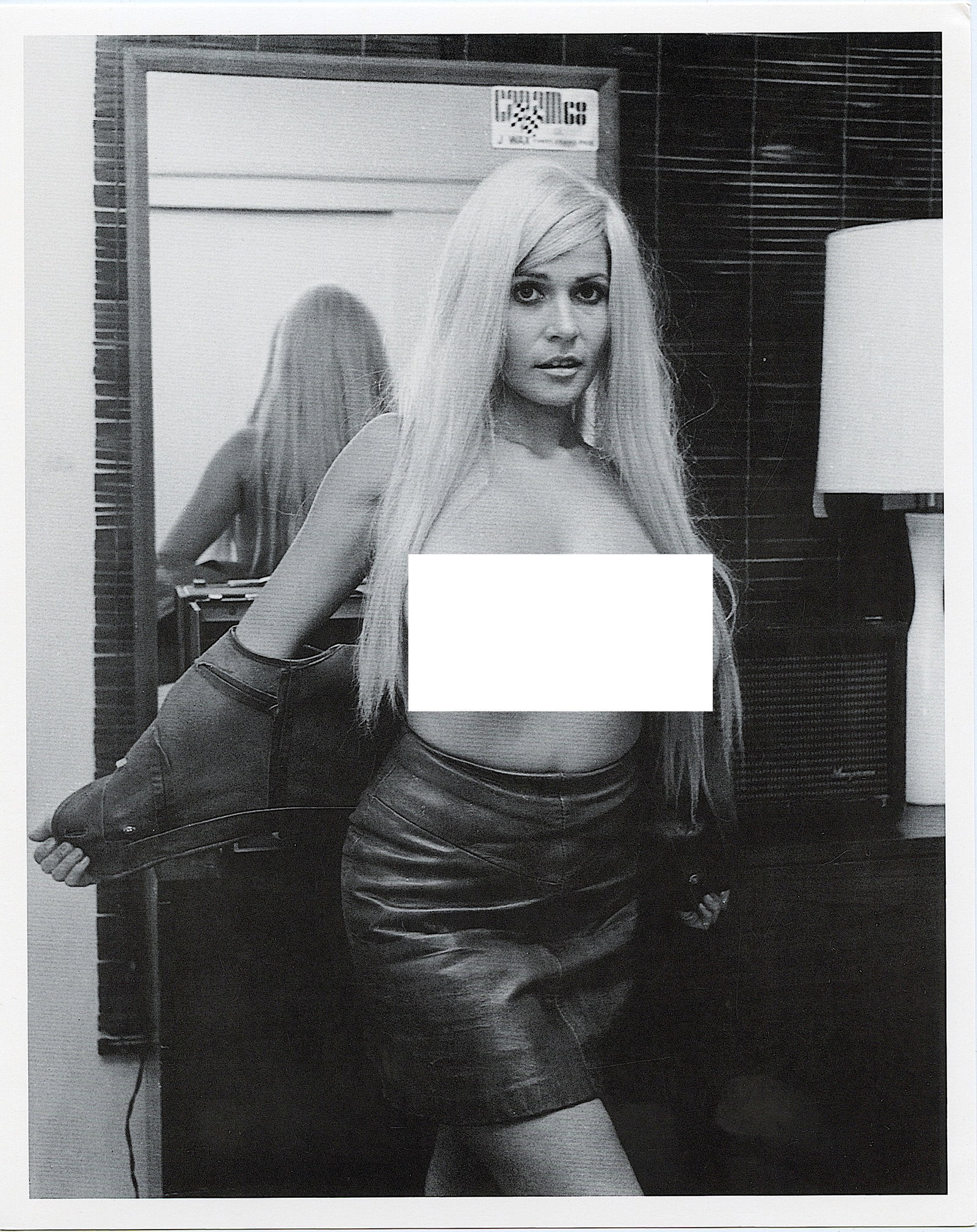 STAMPED! BUNNY YEAGER Vintage Pin Up Litho Model USCHI: This lot is coming from Bunny Yeager's estate/archives. Linnea Eleanor "Bunny" Yeager (March 13, 1929 - May 24, 2014) was an American photographer and pin-up model. She met Bettie Page in 1954, and to