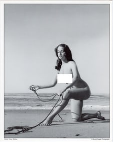 BUNNY YEAGER Vintage Pin Up Litho  Model DIANE WEBBER