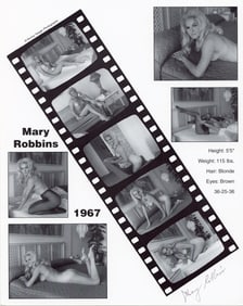 BUNNY YEAGER Vintage Pin Up Litho  Model MARY ROBBINS