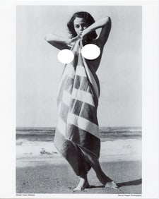 BUNNY YEAGER Vintage Pin Up Litho  Model DIANE WEBBER