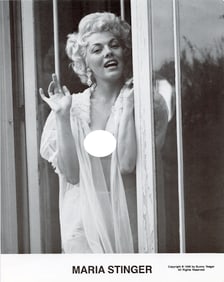 BUNNY YEAGER Vintage Pin Up Litho  Model MARIA STINGER