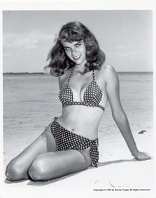 BUNNY YEAGER Vintage Pin Up Litho  Model CAROL J. LAURITZEN