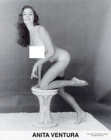BUNNY YEAGER Vintage Pin Up Litho  Model ANITA VENTURA