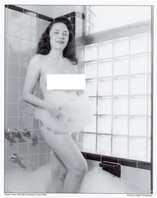 BUNNY YEAGER Vintage Pin Up Litho  Model EVELYN WEST