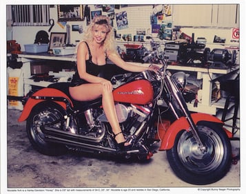 BUNNY YEAGER Vintage Pin Up Litho  Model NICOLETTE YORK
