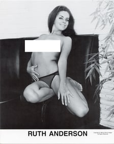 BUNNY YEAGER Vintage Pin Up Litho  Model RUTH ANDERSON