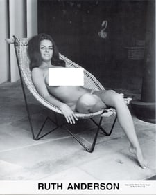 BUNNY YEAGER Vintage Pin Up Litho  Model RUTH ANDERSON