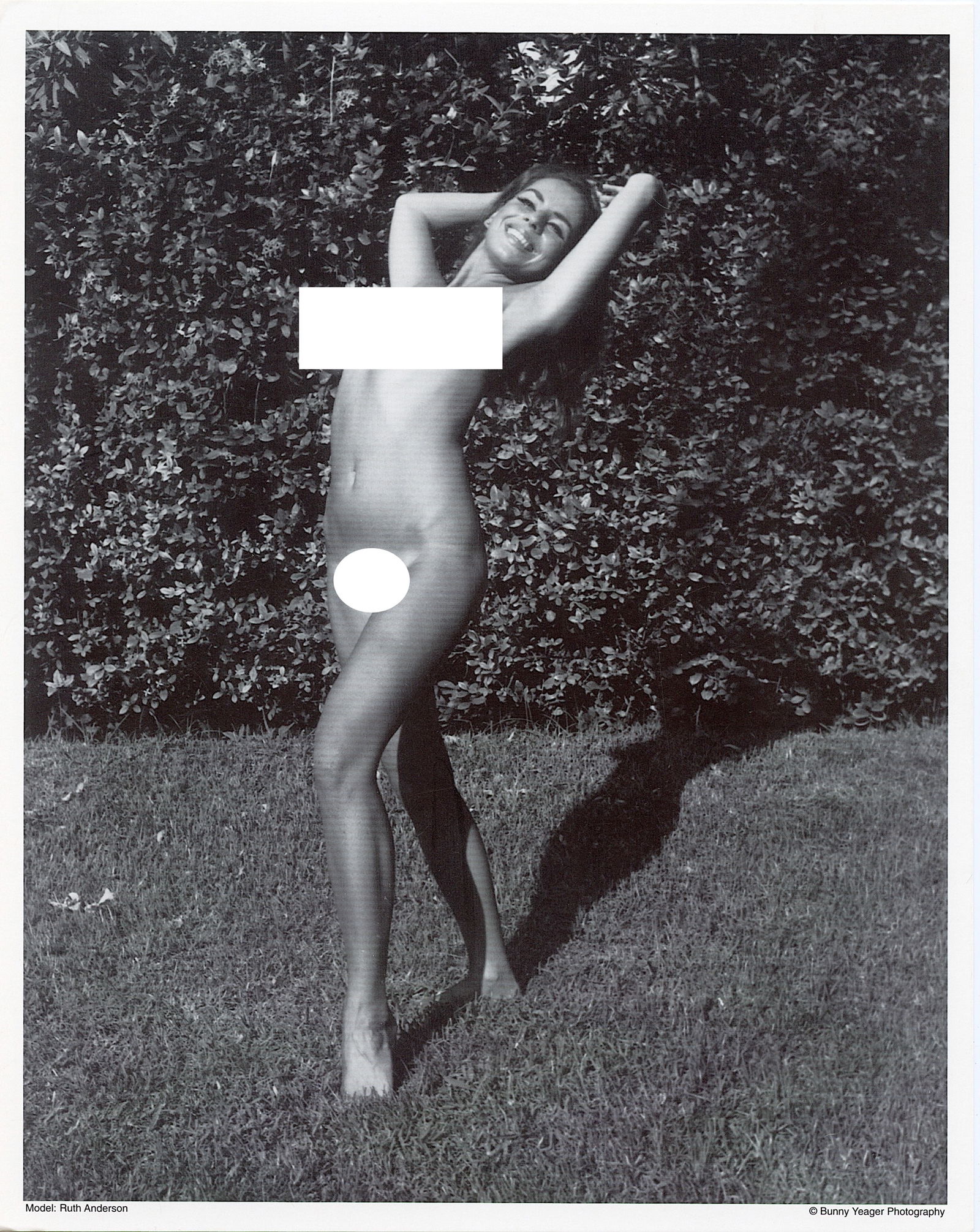 BUNNY YEAGER Vintage Pin Up Litho  Model RUTH ANDERSON (1 of 1)