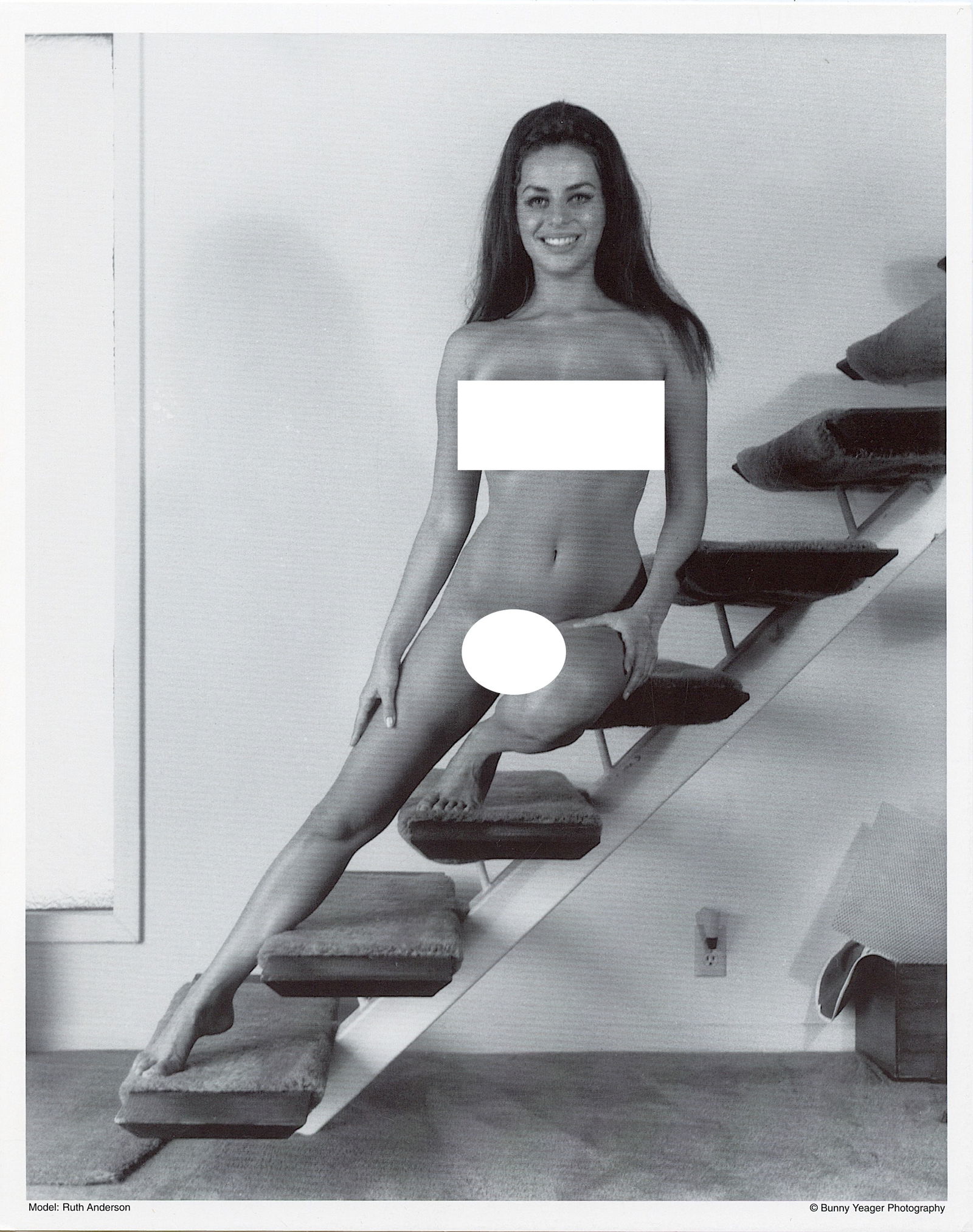 BUNNY YEAGER Vintage Pin Up Litho  Model RUTH ANDERSON (1 of 1)