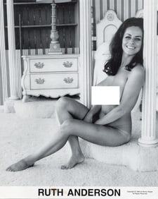 BUNNY YEAGER Vintage Pin Up Litho  Model RUTH ANDERSON
