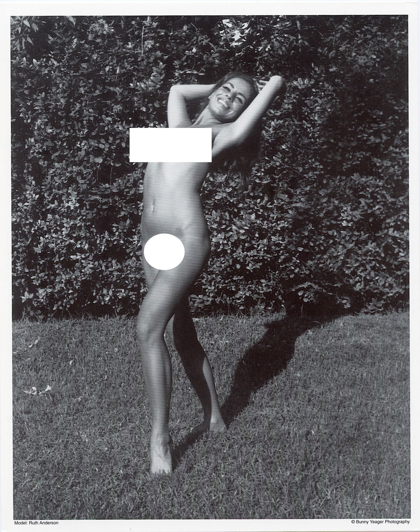 BUNNY YEAGER Vintage Pin Up Litho  Model RUTH ANDERSON (1 of 1)