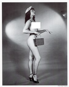 BUNNY YEAGER Vintage Pin Up Litho  Model BETTIE PAGE