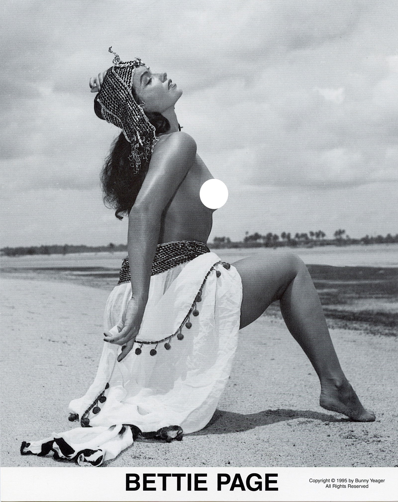 BUNNY YEAGER Vintage Pin Up Litho Model BETTIE PAGE: This lot is coming from Bunny Yeager's estate/archives. Linnea Eleanor "Bunny" Yeager (March 13, 1929 - May 24, 2014) was an American photographer and pin-up model. She met Bettie Page in 1954, and to