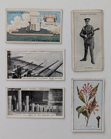 Vintage Set 5 Tradecards Collectors