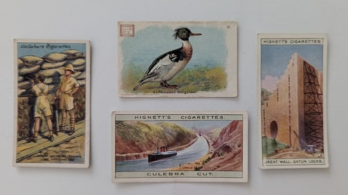 Vintage Set 4 Tradecards Collectors