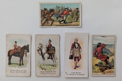 Vintage Set 5 Tradecards Collectors