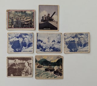 Vintage Set 5 Tradecards Collectors Hopalong Cassidy