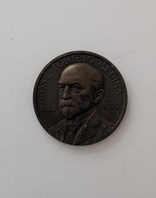 1952 Medal Jose Toribio Medina