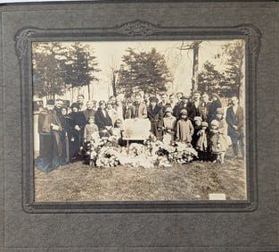 Vintage Original Photo Post Mortem Coffin Funeral Baby