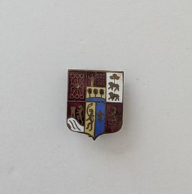 Vintage Basque Insignia, Torpedo, Enamel
