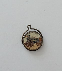 Antique The HUBER MFG. MARION OHIO Watch SPINNER Fob