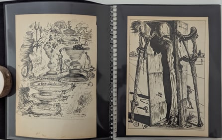 Folder with 24  Vintage 1946  Gravures SALVADOR DALI 10" x 47" (each)