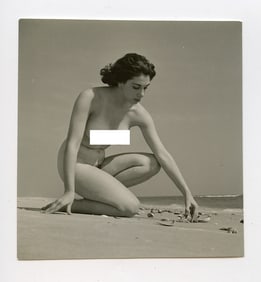 ANDRÉ DE DIENES Vintage Photo 1950s - 1960s Artistic Nude Study
