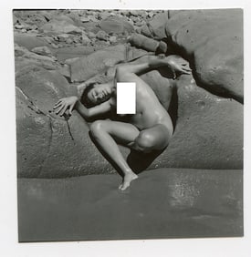 ANDRÉ DE DIENES Vintage Photo 1950s - 1960s Artistic Nude Study
