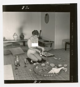 ANDRÉ DE DIENES Vintage Photo 1950s - 1960s Artistic Nude Study