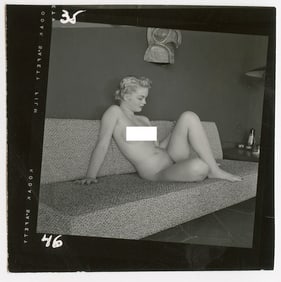 ANDRÉ DE DIENES Vintage Photo 1950s - 1960s Artistic Nude Study