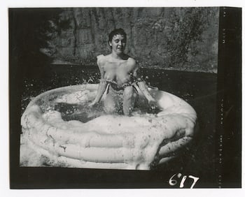 ANDRÉ DE DIENES Vintage Photo 1950s - 1960s Artistic Nude Study