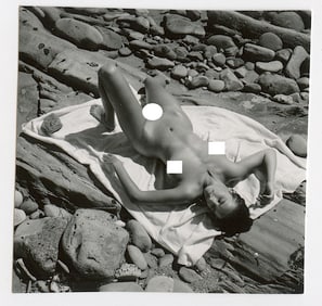 ANDRÉ DE DIENES Vintage Photo 1950s - 1960s Artistic Nude Study